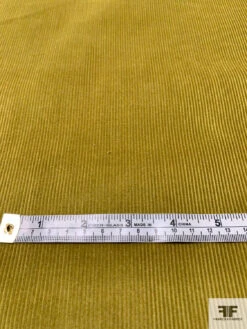 Italian Solid Pinwale Cotton Corduroy - Olive Green 12 Italian Solid Pinwale Cotton Corduroy - Olive Green -Fabrics And Fabrics Store 13845 5