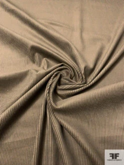 Solid Wide Wale Cotton Corduroy - Dark Taupe -Fabrics And Fabrics Store 13848 1