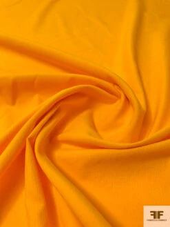 Solid Pinwale Cotton Corduroy - Yellow Orange