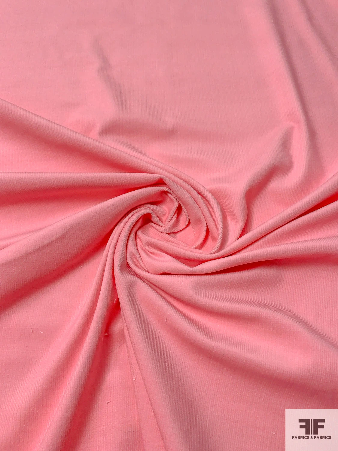 Solid Pinwale Stretch Cotton Corduroy - Pink 4 Solid Pinwale Stretch Cotton Corduroy - Pink - Image 2