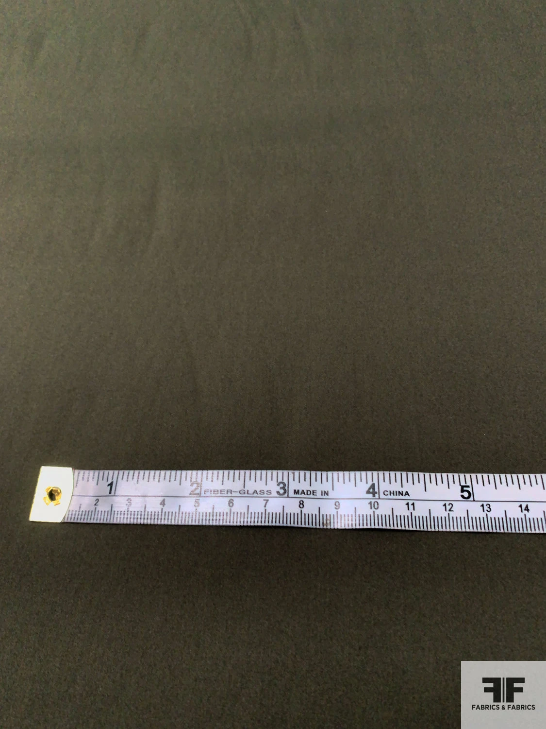 Italian Solid Extra Stretchy Cotton Shirting - Army Green 6 Italian Solid Extra Stretchy Cotton Shirting - Army Green - Image 4