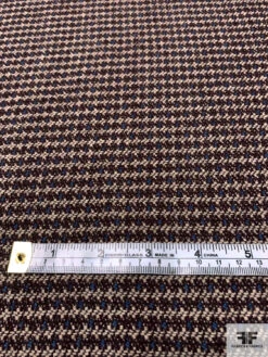 Italian Timeless Wool Blend Jacket Weight - Brown / Sand / Blue 15 Italian Timeless Wool Blend Jacket Weight - Brown / Sand / Blue -Fabrics And Fabrics Store 13878 5