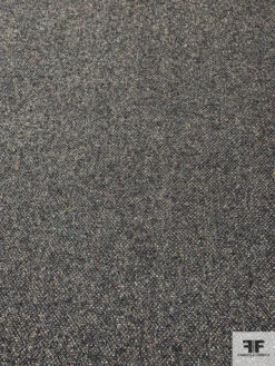 Italian 2-Ply Double Faced Speckled And Twill Weave Wool Coating - Ecru / Blue / Grey 14 Italian 2-Ply Double Faced Speckled And Twill Weave Wool Coating - Ecru / Blue / Grey -Fabrics And Fabrics Store 13899 4