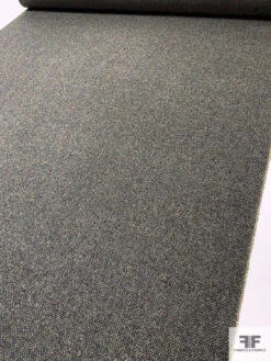 Italian 2-Ply Double Faced Speckled And Twill Weave Wool Coating - Ecru / Blue / Grey 17 Italian 2-Ply Double Faced Speckled And Twill Weave Wool Coating - Ecru / Blue / Grey -Fabrics And Fabrics Store 13899 7