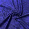 Italian Abstract Novelty Wool Gauze Suiting - Purple / Navy / Turquoise