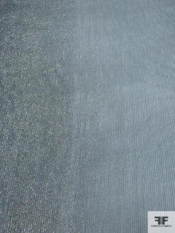 Solid Silk Chiffon With Gold Lurex Pinstripes - Dusty Blue / Gold 13 Solid Silk Chiffon With Gold Lurex Pinstripes - Dusty Blue / Gold -Fabrics And Fabrics Store 14016 4