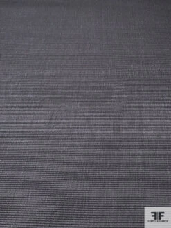 Italian Striped Crinkled Seerskucker Silk Chiffon - Anchor Grey / Dark Grey 13 Italian Striped Crinkled Seerskucker Silk Chiffon - Anchor Grey / Dark Grey -Fabrics And Fabrics Store 14068 4