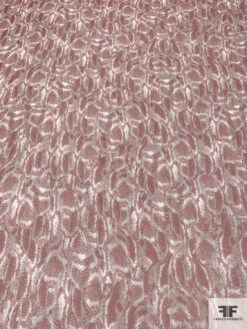 Reptile Inspired Printed Silk Chiffon - Clay Brown / Smoky Seafoam / Off-White 13 Reptile Inspired Printed Silk Chiffon - Clay Brown / Smoky Seafoam / Off-White -Fabrics And Fabrics Store 14144 3