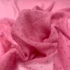 Italian Lightly Crinkled Silk Chiffon With Textured Pin Dots - Pink / Dark Grey 2 Italian Lightly Crinkled Silk Chiffon With Textured Pin Dots - Pink / Dark Grey -Fabrics And Fabrics Store 14247 8