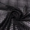 Italian Silk Chiffon With Satin Plaid Windowpane - Black 1 Italian Silk Chiffon With Satin Plaid Windowpane - Black -Fabrics And Fabrics Store 14294 1