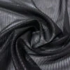 Lurex Pinstriped Silk Chiffon - Black -Fabrics And Fabrics Store 14359 3