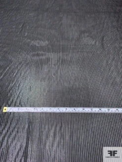 Lurex Pinstriped Silk Chiffon - Black 15 Lurex Pinstriped Silk Chiffon - Black -Fabrics And Fabrics Store 14359 5