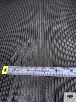 Lurex Pinstriped Silk Chiffon - Black 16 Lurex Pinstriped Silk Chiffon - Black -Fabrics And Fabrics Store 14359 6