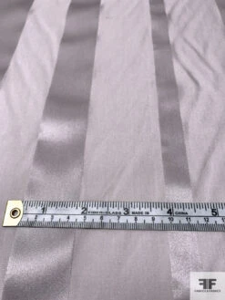 Satin Striped Burnout Silk Chiffon - Dull Lavender -Fabrics And Fabrics Store 14441 5