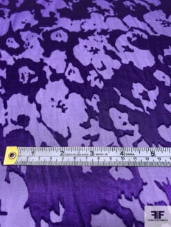Abstract Burnout Silk-Rayon Chiffon - Purple 16 Abstract Burnout Silk-Rayon Chiffon - Purple -Fabrics And Fabrics Store 14443 6