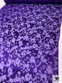 Abstract Burnout Silk-Rayon Chiffon - Purple 17 Abstract Burnout Silk-Rayon Chiffon - Purple -Fabrics And Fabrics Store 14443 7