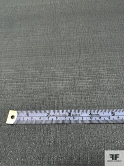 Lurex Threaded Silk Chiffon - Dark Smoke Sage 15 Lurex Threaded Silk Chiffon - Dark Smoke Sage -Fabrics And Fabrics Store 14581 5