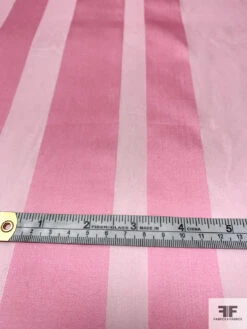 Double-Border Pattern Satin Striped Burnout Silk Chiffon - Pink 16 Double-Border Pattern Satin Striped Burnout Silk Chiffon - Pink -Fabrics And Fabrics Store 14618 5