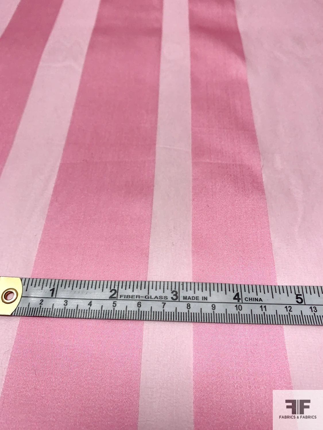 Double-Border Pattern Satin Striped Burnout Silk Chiffon - Pink 9 Double-Border Pattern Satin Striped Burnout Silk Chiffon - Pink - Image 7