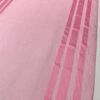 Double-Border Pattern Satin Striped Burnout Silk Chiffon - Pink
