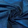 Italian Crisp Pleated-Look Lamé - Metallic Blue 1 Italian Crisp Pleated-Look Lamé - Metallic Blue -Fabrics And Fabrics Store 14625 1