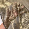Metallic Organza With Vine Metallic Thread Embroidery - Gold / Black -Fabrics And Fabrics Store 14660 8