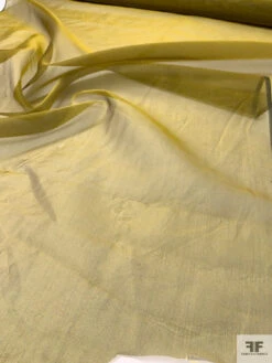 Solid Metallic Silk Organza - Antique Yellow Gold / Black 11 Solid Metallic Silk Organza - Antique Yellow Gold / Black -Fabrics And Fabrics Store 14695 5