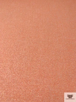 Italian Flat Boucle Wool Blend Lightweight Coating - Peach -Fabrics And Fabrics Store 14814 4