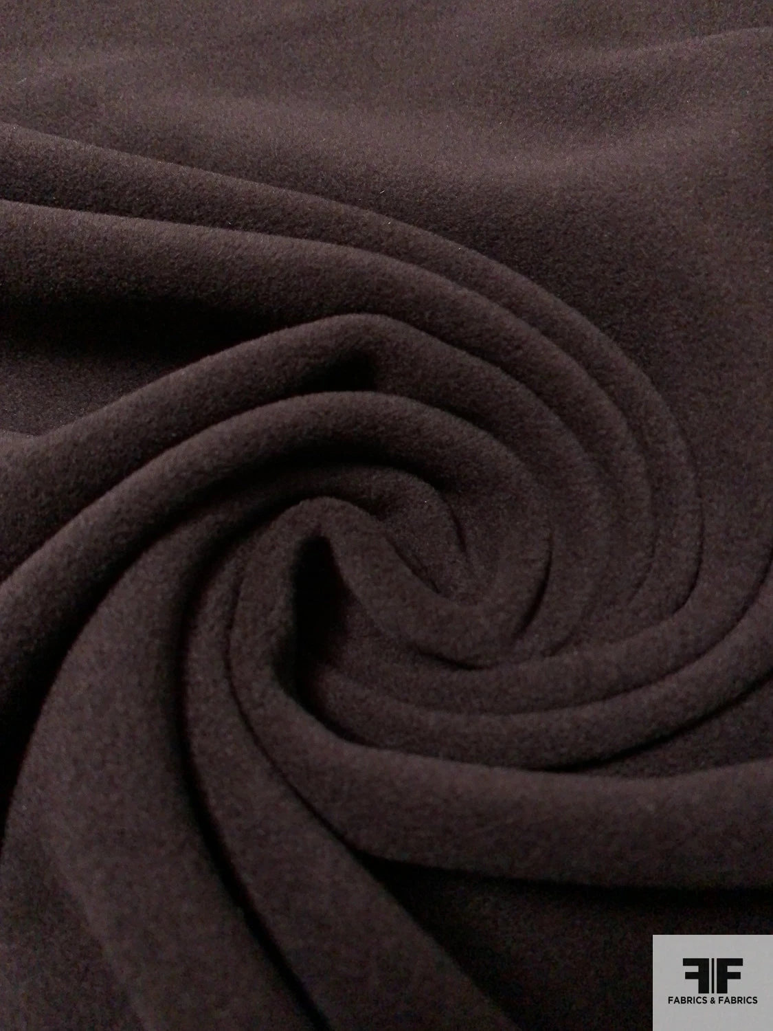 Italian Solid Soft Wool Blend Coating - Brown Eggplant 6 Italian Solid Soft Wool Blend Coating - Brown Eggplant - Image 4