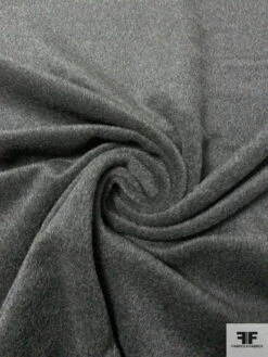Italian Solid Brushed Wool Coating - Animal Grey 10 Italian Solid Brushed Wool Coating - Animal Grey -Fabrics And Fabrics Store 14823 2