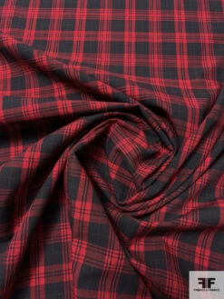Made In Japan Plaid Cotton Shirting - Red / Black 13 Made In Japan Plaid Cotton Shirting - Red / Black -Fabrics And Fabrics Store 14835 1 ba064857 c7e5 4424 97f6 c7dd51726d79