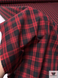Made In Japan Plaid Cotton Shirting - Red / Black 17 Made In Japan Plaid Cotton Shirting - Red / Black -Fabrics And Fabrics Store 14835 8 a966f8be b51e 44b0 becb 2f4ba6d0ec52