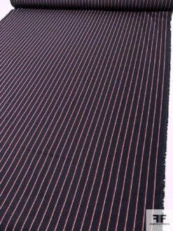 Made In Japan Vertical Striped Fine Twill Cotton Shirting - Black / Red / Off-White 16 Made In Japan Vertical Striped Fine Twill Cotton Shirting - Black / Red / Off-White -Fabrics And Fabrics Store 14837 7 53c658dc 64cb 4ea7 af11 0c88f69900c7