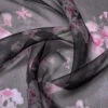 Marchesa Watercolor Floral Printed Silk Organza - Black / Dark Fuchsia / Grey / White 1 Marchesa Watercolor Floral Printed Silk Organza - Black / Dark Fuchsia / Grey / White -Fabrics And Fabrics Store 15033 1