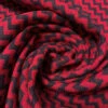 Italian Diagonal Chevron Yarn-Dyed Lightweight Wool Suiting - Red / Black 1 Italian Diagonal Chevron Yarn-Dyed Lightweight Wool Suiting - Red / Black -Fabrics And Fabrics Store 15065 3