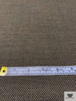 Italian Birdseye-Look Virgin Wool Stretch Suiting - Army Green / Hunter Green 15 Italian Birdseye-Look Virgin Wool Stretch Suiting - Army Green / Hunter Green -Fabrics And Fabrics Store 15078 5