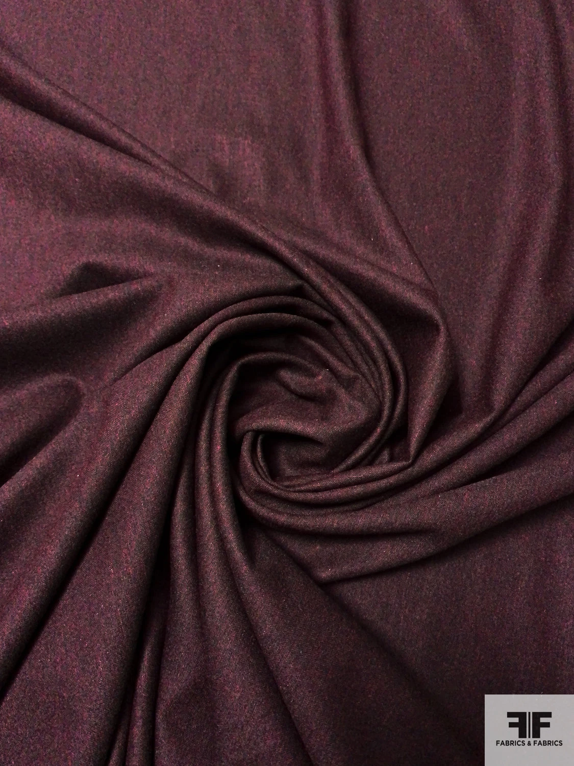 Italian Solid Fine Wool Blend Stretch Suiting - Burgundy 3 Italian Solid Fine Wool Blend Stretch Suiting - Burgundy