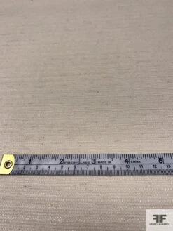 Italian Lightly Textured Wool Blend Fine Suiting With With Shimmery Fibers - Light Beige -Fabrics And Fabrics Store 15118 5