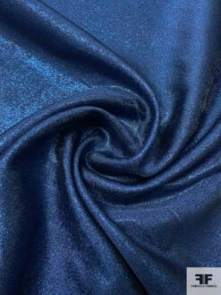 Shimmery Reversible Lamé Brocade - Metallic Blue 11 Shimmery Reversible Lamé Brocade - Metallic Blue -Fabrics And Fabrics Store 15193 2