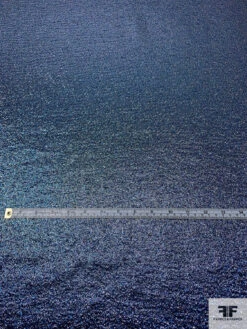 Solid Lamé Brocade - Metallic Blue / Silver 13 Solid Lamé Brocade - Metallic Blue / Silver -Fabrics And Fabrics Store 15258 3