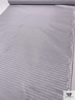 Art Deco Leaf Pattern Lightweight Jacquard Brocade - Muted Pale Lavender -Fabrics And Fabrics Store 15528 6