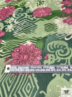 Collage And Floral Printed Crinkled Silk Chiffon Panel - Shades Of Green / Pinks 15 Collage And Floral Printed Crinkled Silk Chiffon Panel - Shades Of Green / Pinks -Fabrics And Fabrics Store 15646 5 e5fa10d7 66a3 4555 b52a 0dd2b8ef0a6d