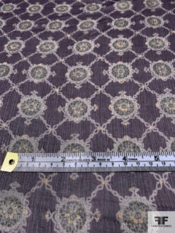 Circular Link Grid Printed Crinkled Silk Chiffon - Purple / Grey / Marigold 16 Circular Link Grid Printed Crinkled Silk Chiffon - Purple / Grey / Marigold -Fabrics And Fabrics Store 15656 6 b81eb259 f6f8 4087 bda3 bc887c584dc1