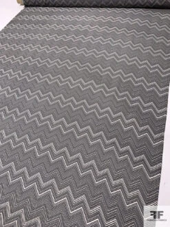 Hypnotic Chevron Printed Silk Chiffon - Black / Off-White 14 Hypnotic Chevron Printed Silk Chiffon - Black / Off-White -Fabrics And Fabrics Store 15664 6 a07f735e ae04 4e9e a1c6 d376436546fd
