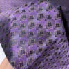Geometric Silk Necktie Jacquard Brocade - Purple / Plum / Yellow-Gold 2 Geometric Silk Necktie Jacquard Brocade - Purple / Plum / Yellow-Gold -Fabrics And Fabrics Store 15718 7