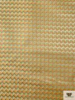 Geometric Basket Silk Necktie Jacquard Brocade - Orange / Yellow / Olive-Gold / Blue 13 Geometric Basket Silk Necktie Jacquard Brocade - Orange / Yellow / Olive-Gold / Blue -Fabrics And Fabrics Store 15749 4