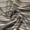 Horizontal Striped Silk Necktie Jacquard Brocade - Greys / Light Olive / Black 2 Horizontal Striped Silk Necktie Jacquard Brocade - Greys / Light Olive / Black -Fabrics And Fabrics Store 15751 1