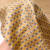 Circle Lattice Silk Necktie Jacquard Brocade - Yellow-Gold / Blue / White 2 Circle Lattice Silk Necktie Jacquard Brocade - Yellow-Gold / Blue / White -Fabrics And Fabrics Store 15794 7