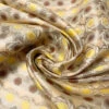 Geometric Lattice Silk Necktie Jacquard Brocade - Beige / Tan / Brown / Yellow 2 Geometric Lattice Silk Necktie Jacquard Brocade - Beige / Tan / Brown / Yellow -Fabrics And Fabrics Store 15795 1