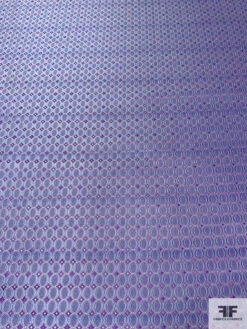 Oval Disc Silk Necktie Jacquard Brocade - Purple / Lavender / Light Blue 14 Oval Disc Silk Necktie Jacquard Brocade - Purple / Lavender / Light Blue -Fabrics And Fabrics Store 15799 3